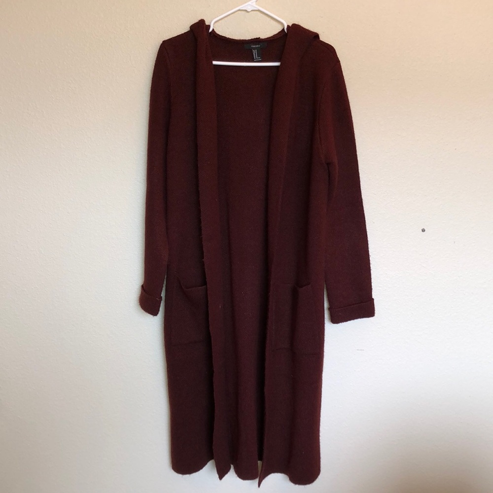 Full Length Hooded Cardigan